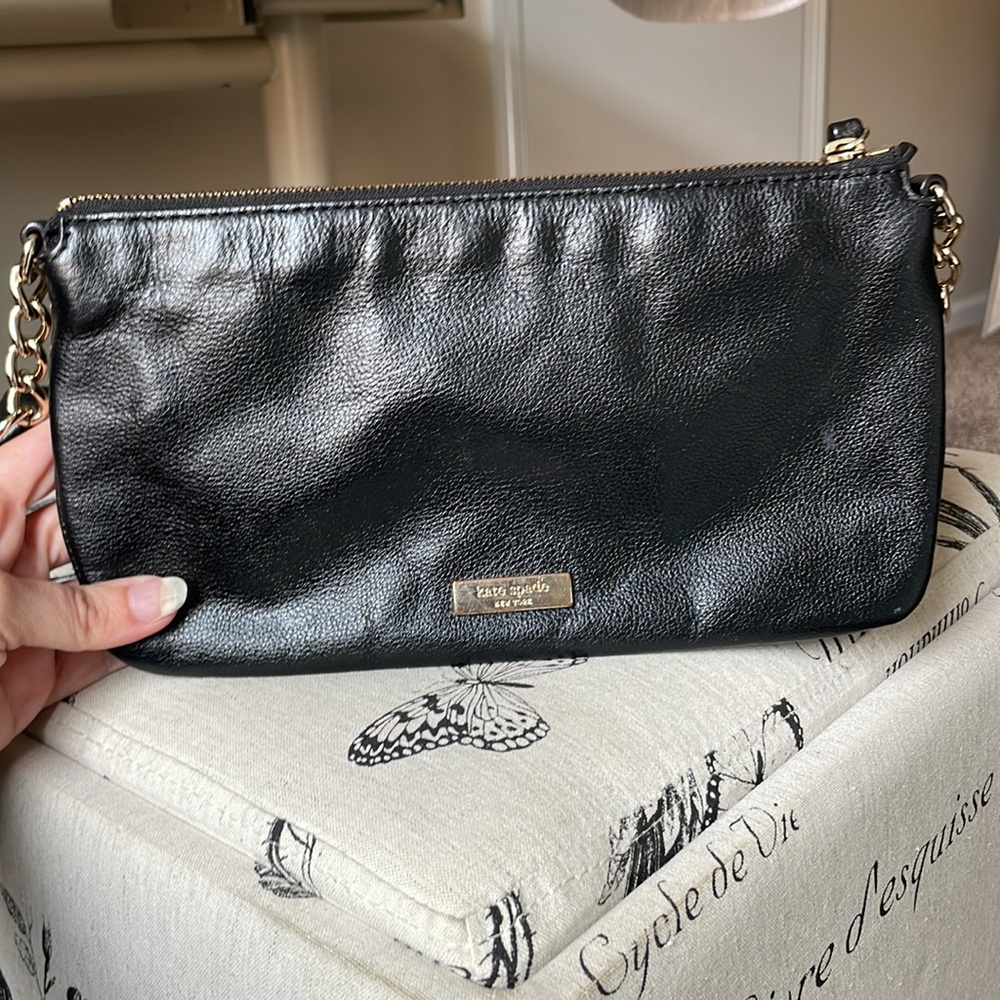 Kate Spade Villabella Celina Black Leather Crossbody - Picture 3 of 10